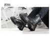 Men's High-Top Leather Martin Boots - British Style, Thick Sole, Velvet Lining, Winter Warmth