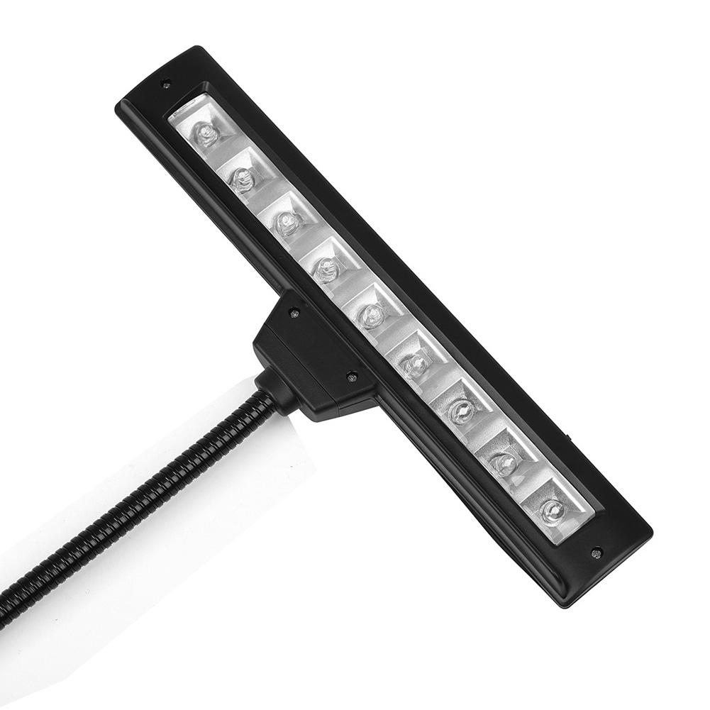 Music Stand Light USB Charging Clip On Piano Lamp With 2 Gears Adjustable Musicians Artists Painting Podium Light