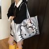 Large Capacity Bag Cartoon Lightweight Tote Bag Cute Handbag Fashion Schoolgirl Commuter Shoulder Bag