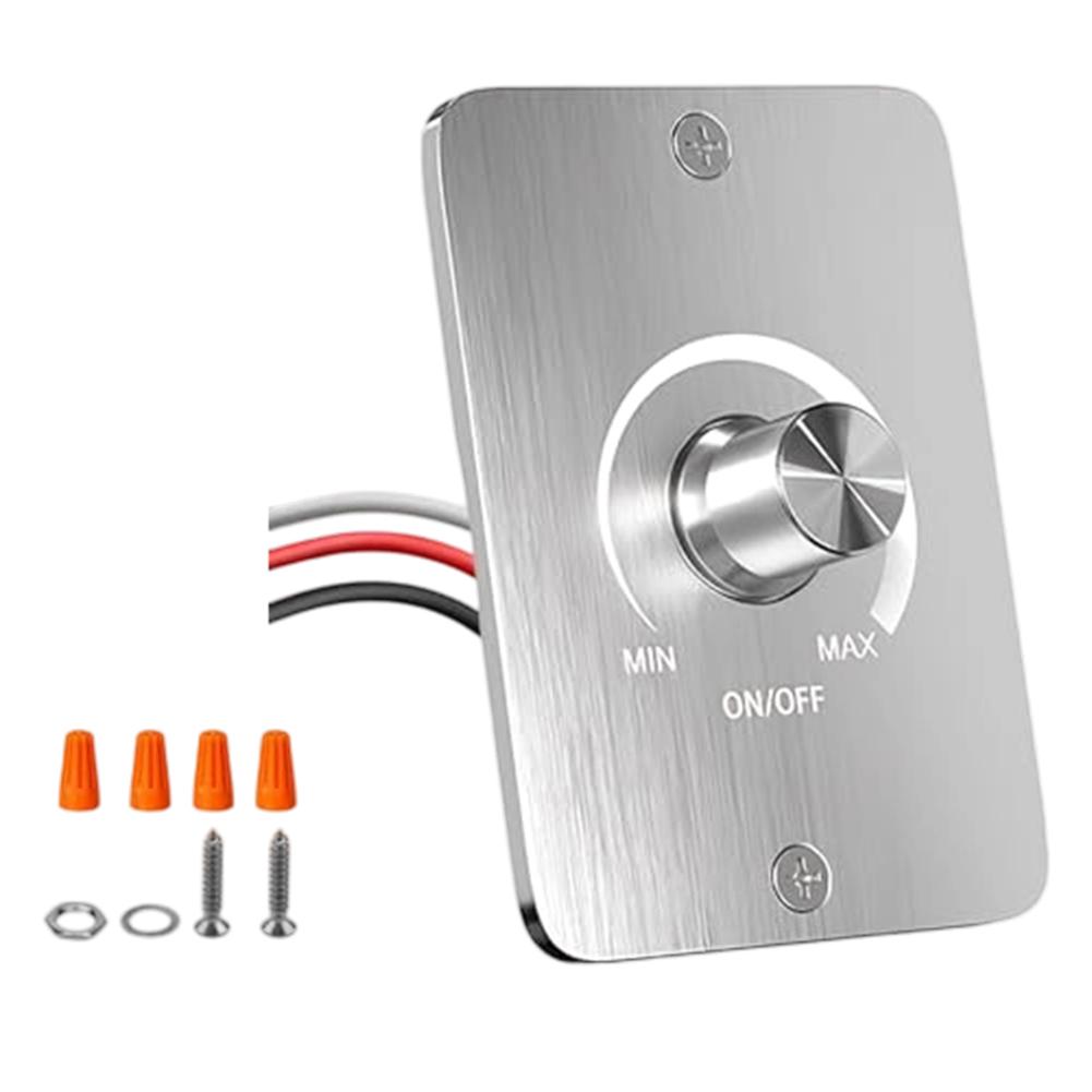 LED Dimmer Controller For PWM 12V 5A for RV and Trailer Lighting Control with Easy Wiring and Adjustable Brightness Knob