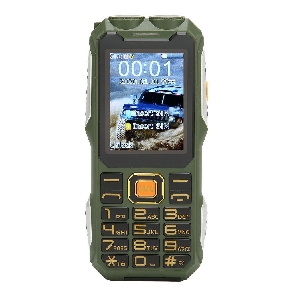 Telefon 2G Odblokowany Wielofunkcyjny Telefon Komórkowy Dual SIM Duży Przycisk Bateria 16800mAh Telefon Retro dla