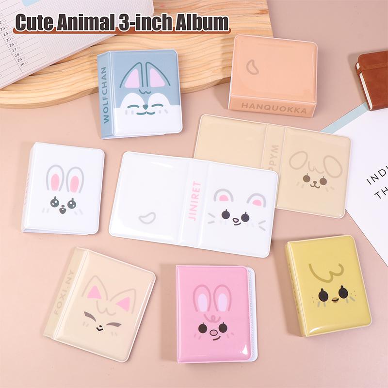 Cartoon Animal 3 Inch Album Photo Postcard Storage Album Idol Pictures Collection Card Binder Name Card Book Album
