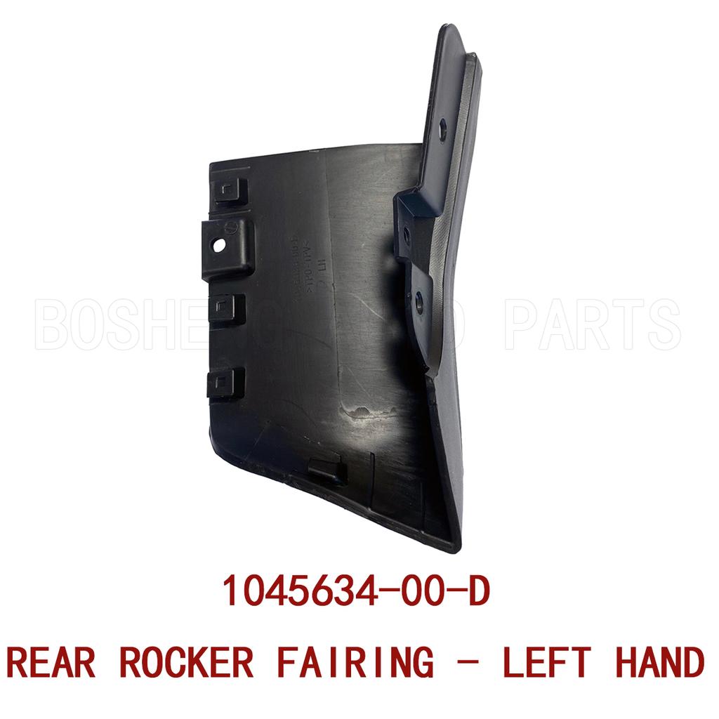New For Tesla Model X 2015-2021 Rear Left and Right Door Sill Fairing Mud Guard OEM 1045634-00-D 1045636-00-D 1045634 1045636