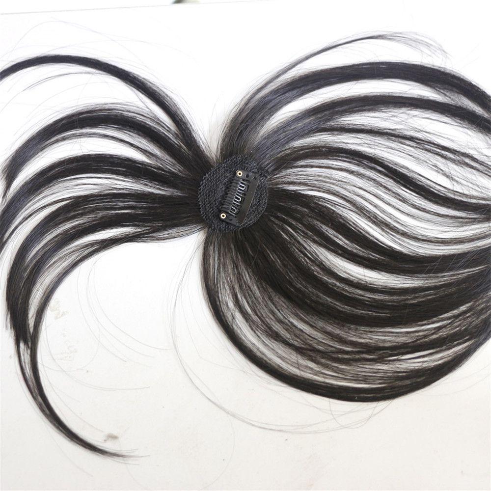 Fashion Women Beauty Invisible Seamless 3D Air Bangs Hairpiece Cover Up Baldness Thin Hair Topper