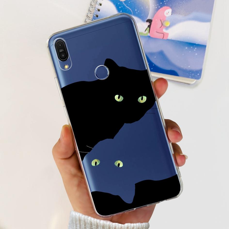 5.99" Case For Asus Zenfone Max Pro (M1) ZB601KL ZB602K Cover X00TDB Fashion Pattern Clear Soft Silicone Fundas Phone Back Cover