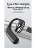 Wireless Bluetooth Single Ear Headphones with Super Long Battery and Noise Cancelling for Business, Driving, and Sports