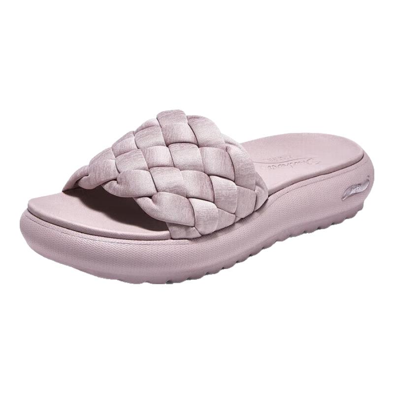 

Skechers Women s Braided Strap Slide Sandals 119783 US 6.5