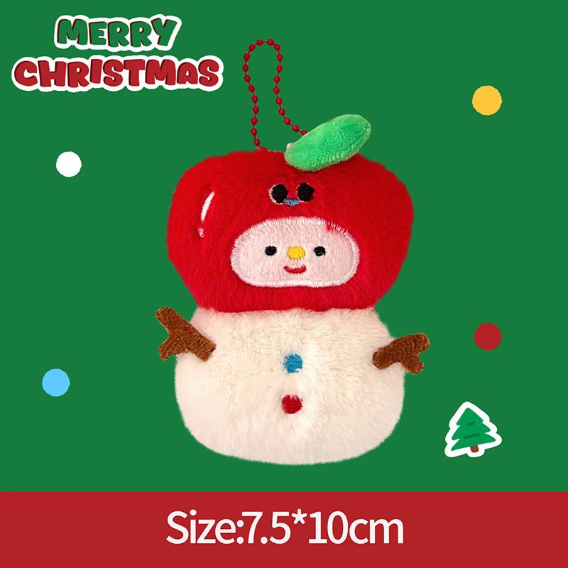 Christmas Decorations 2025 Christmas Doll Pendants Cute Elk Santa Claus Keychains Accessories Party Favors New Year Gifts