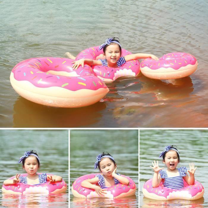 Pink Donut Inflatable Buoy WIRLSWEAL - Adult Size 120cm - Outdoor