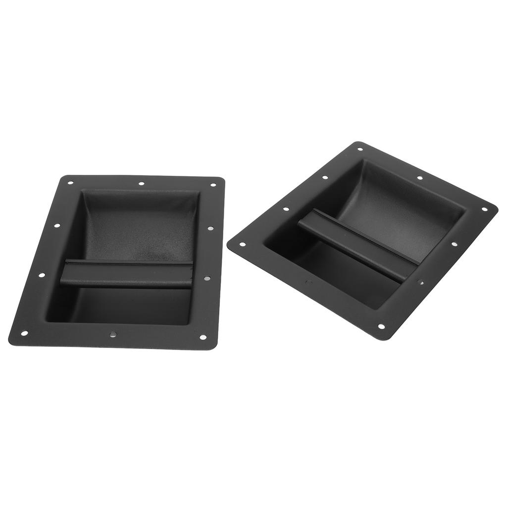 2pcs Speaker Handles Professional Steel Replacement Audio Cabinet Carry Grasp for Stage Audios