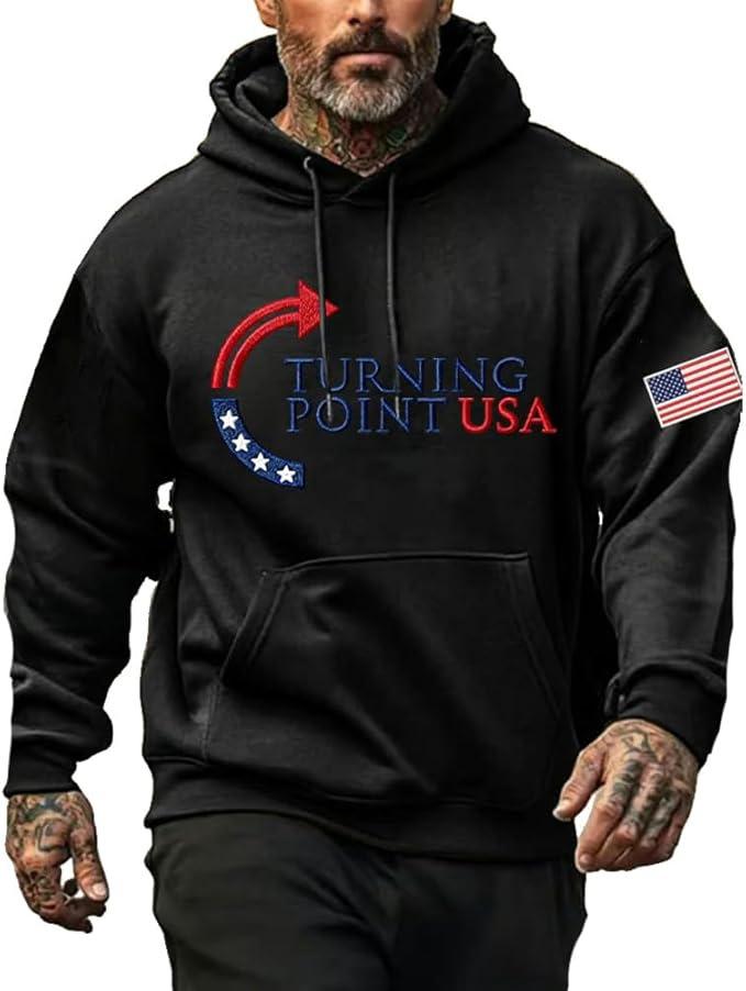 Popular Autumn and Winter New Sweater USA3d Digital Printing Simple Letter Hoodie Sports and Leisure