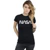 NASA Womens/Ladies Modern Logo Cotton Boyfriend T-Shirt