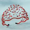 Wedding Headpieces Crystal Beads Hair Net Crown Elegant Headbands Bride Hair Bands  Party