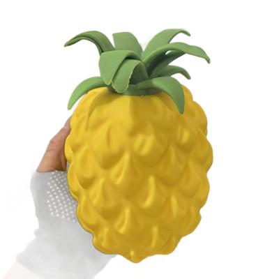 Jumbo Yellow Pineapple Squishy Fidget Toy Super Soft TPR Squeeze Stress Relief Sensory Toy Slow Rebound Decompression