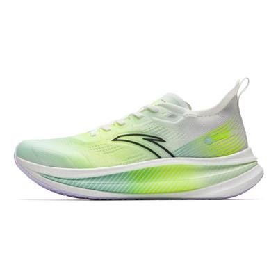 Zapatillas de Running de Entrenamiento de Caña Baja Transpirables con Absorción de Impactos para Maratón Hombre zapatilla Blanco Verde 912425588-7