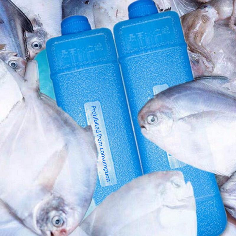 Ice Pack For Cooler Reusable Cooling Packs Long-lasting Ice Crystal Box Outdoor Fresh-keeping Ice Packs For Beach Fishing