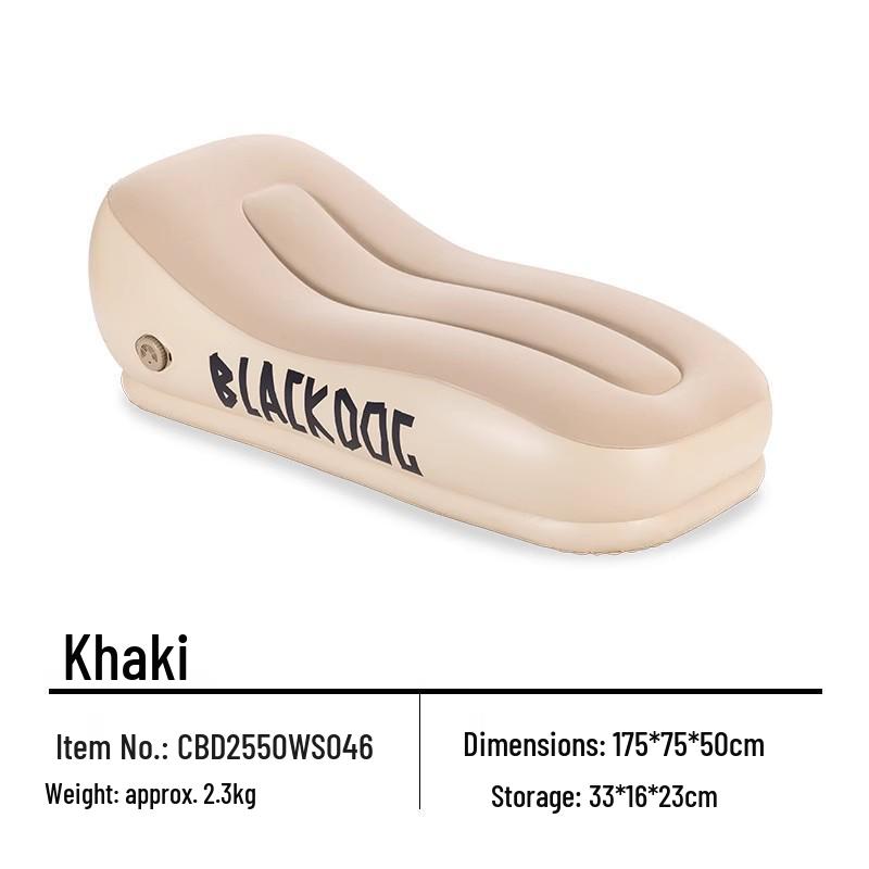 BLACKDOG Electric Inflatable Sofa for Music Festivals - Portable Single Person Bed for Camping and Lounging