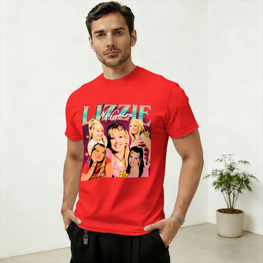 Unisexs Hilary Duff Fan Merch T Shirts 100 Cotton Clothes Novelty Short Sleeve Crewneck Tee Shirt Gift Idea TShirt