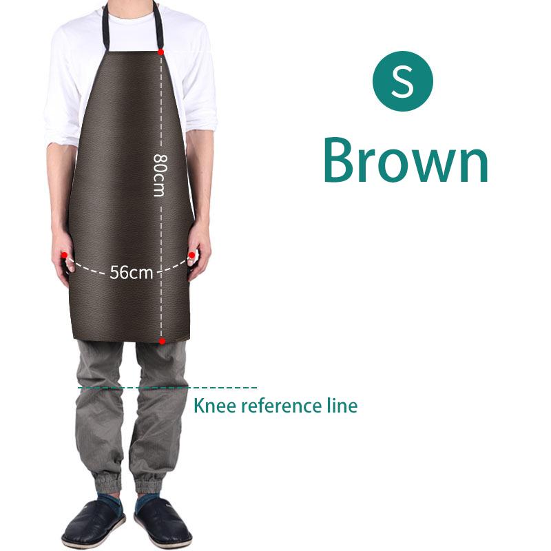 Kožená zástěra, vodotěsná, olejotěsná, pro akvakulturu, prodloužená PU, zahušťovačka, kuchyňská jídelna, restaurace, ochrana práce, domácí spotřebiče