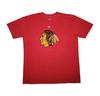 Y2K Red Hockey T-shirt - Chicago Blackhawks, XL Vintage NHL Sportswear Retro