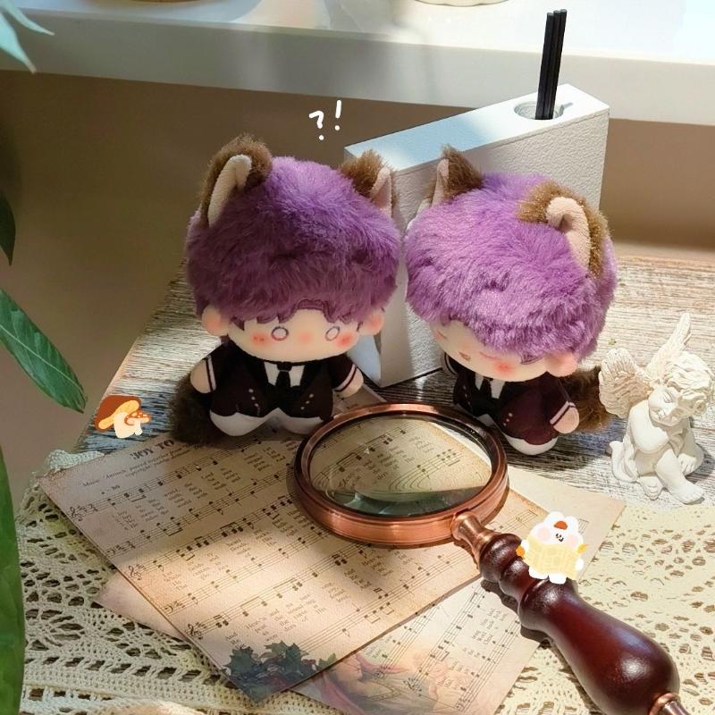 10cm Game Love and Deepspace Rafayel Kawaii Cosplay Cotton Doll Starfish Body Cartoon Soft Plushies Mini Toy Figures Decor Gift