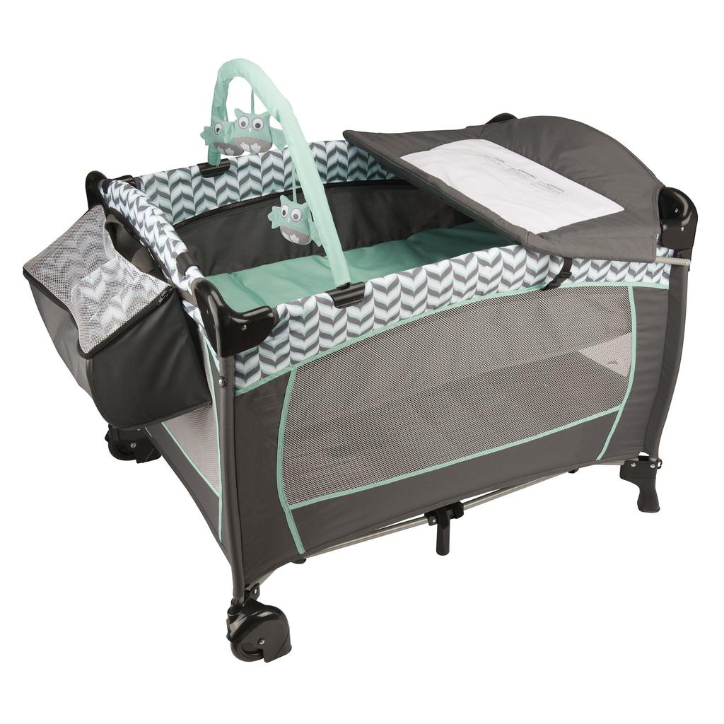 Evenflo Portable Baby Suite Deluxe Spearmint Spree 70211894 Playard, (Officially Imported)