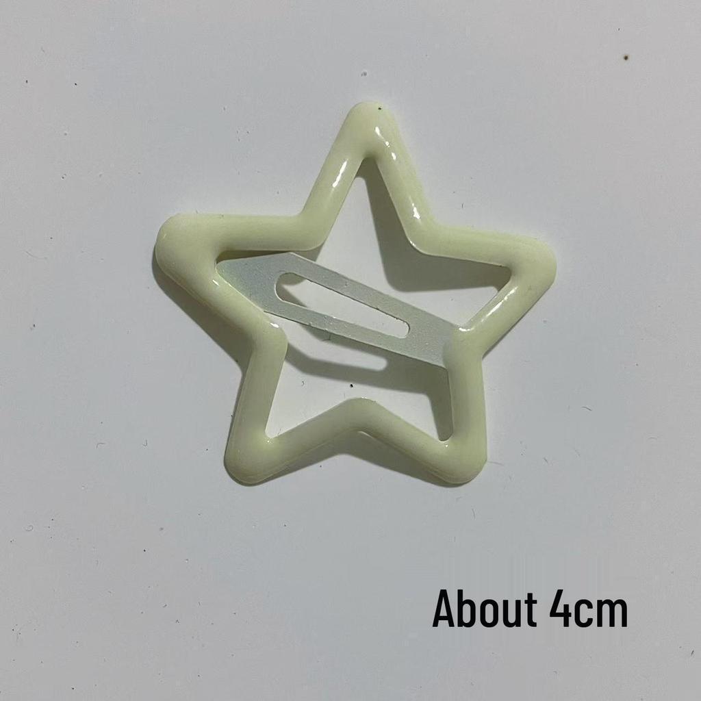 4cm Dopamine Star Hair Clip: Trendy Hairpin for Women & Babies 2025