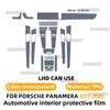 Automotive Interior Protective Film For Porsche Panamera 2017 2018 2019 2020 Transparent Sticker LHD RHD Door Panel Style A/B
