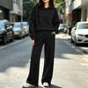 Women's Casual Hoodie and Jogger 2 Piece Set for Fall Winter