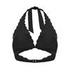 Womens/Ladies Scalloped Halter Neck Bikini Top