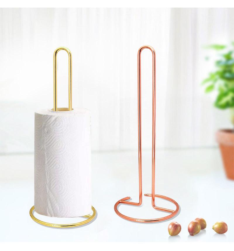 Nordic Iron Tissue Holder: Vertical Napkin Rack for Kitchen or Dining Table