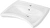 Wall-Mounted Ceramic Sink with Tap Hole - For People with Mobility Impairments White Cdv 6U6W