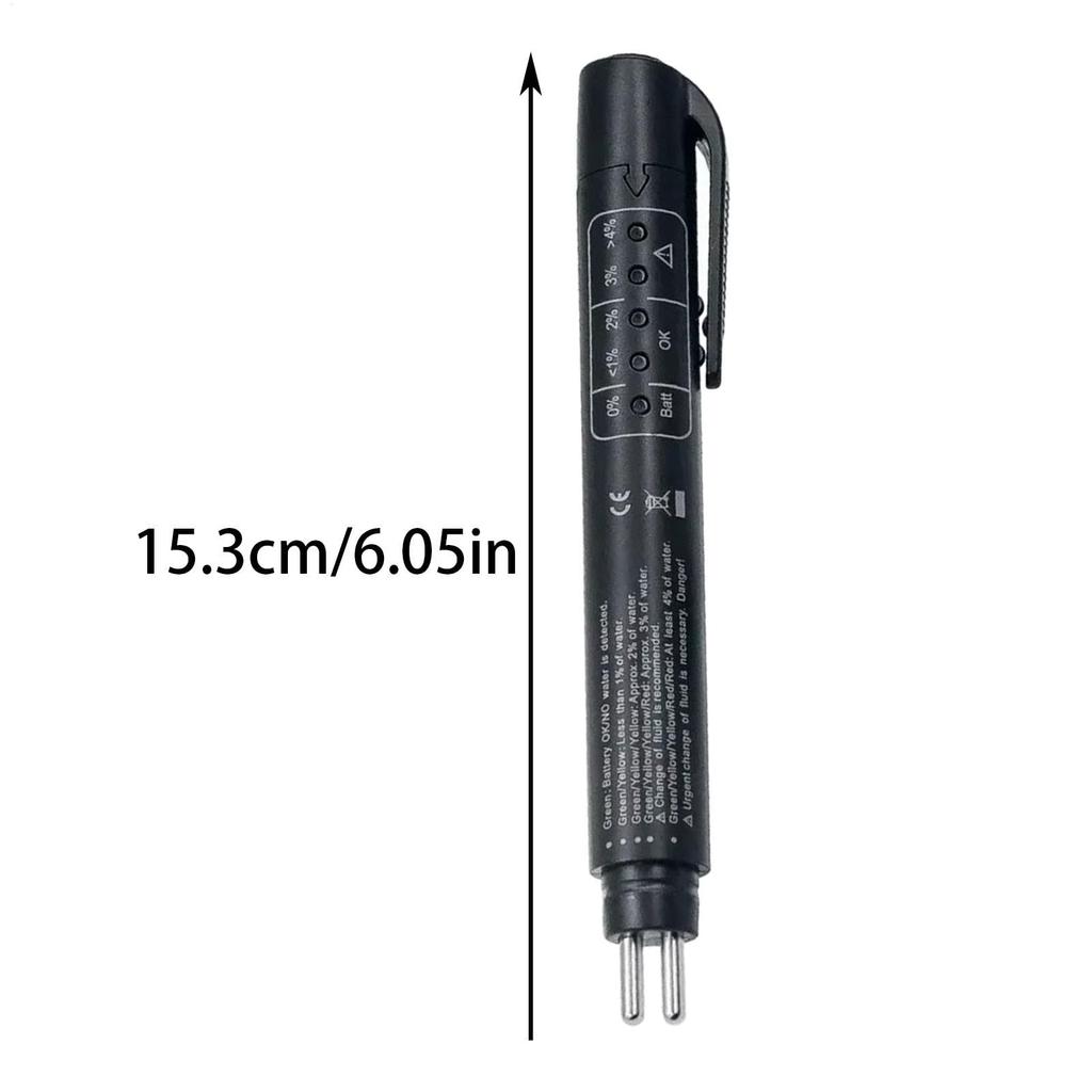 Brake Fluid Tester Pen Automotive Brake Oil Test Tool With LED Indicator Moisture Detector
