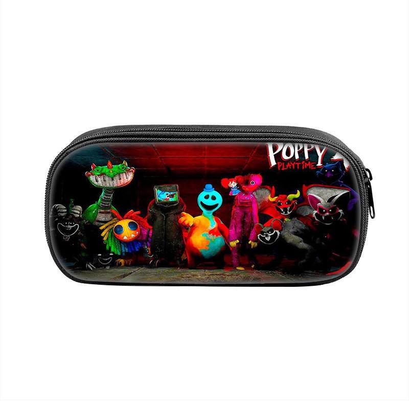 

Игровое время Принт персонажей Поппи Студенческая однослойная сумка для хранения канцелярских принадлежностей 2