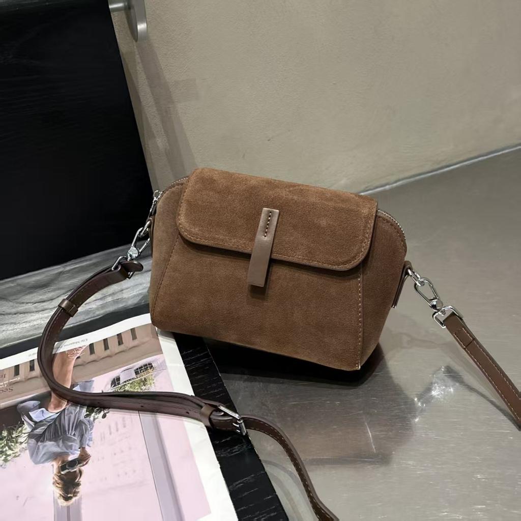 Genuine Leather Handbag, High-end Crossbody Bag, Fashionable Small Bag