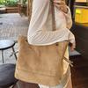 Fashion Diamond Lucky Bag Bucket Bag New Retro Niche Drawstring Shoulder Bag Large Capacity Chain Commuter Tote Bag