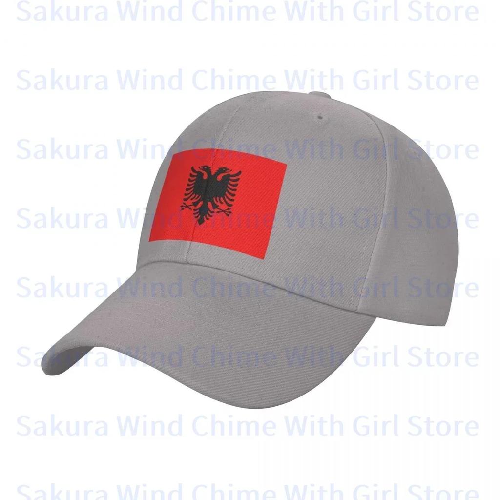 Fashion Albania Flag Baseball Cap for Unisex POLYESTER Hats Adjustable Hat Casual Truck driver Hat