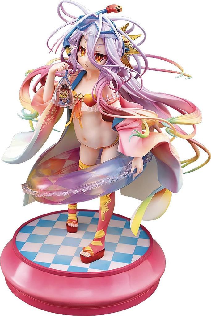 Fat Company No Game No Life Shiro Summer Season Scale ABS PVC Painted Complete Figure Ver. 1/7 &