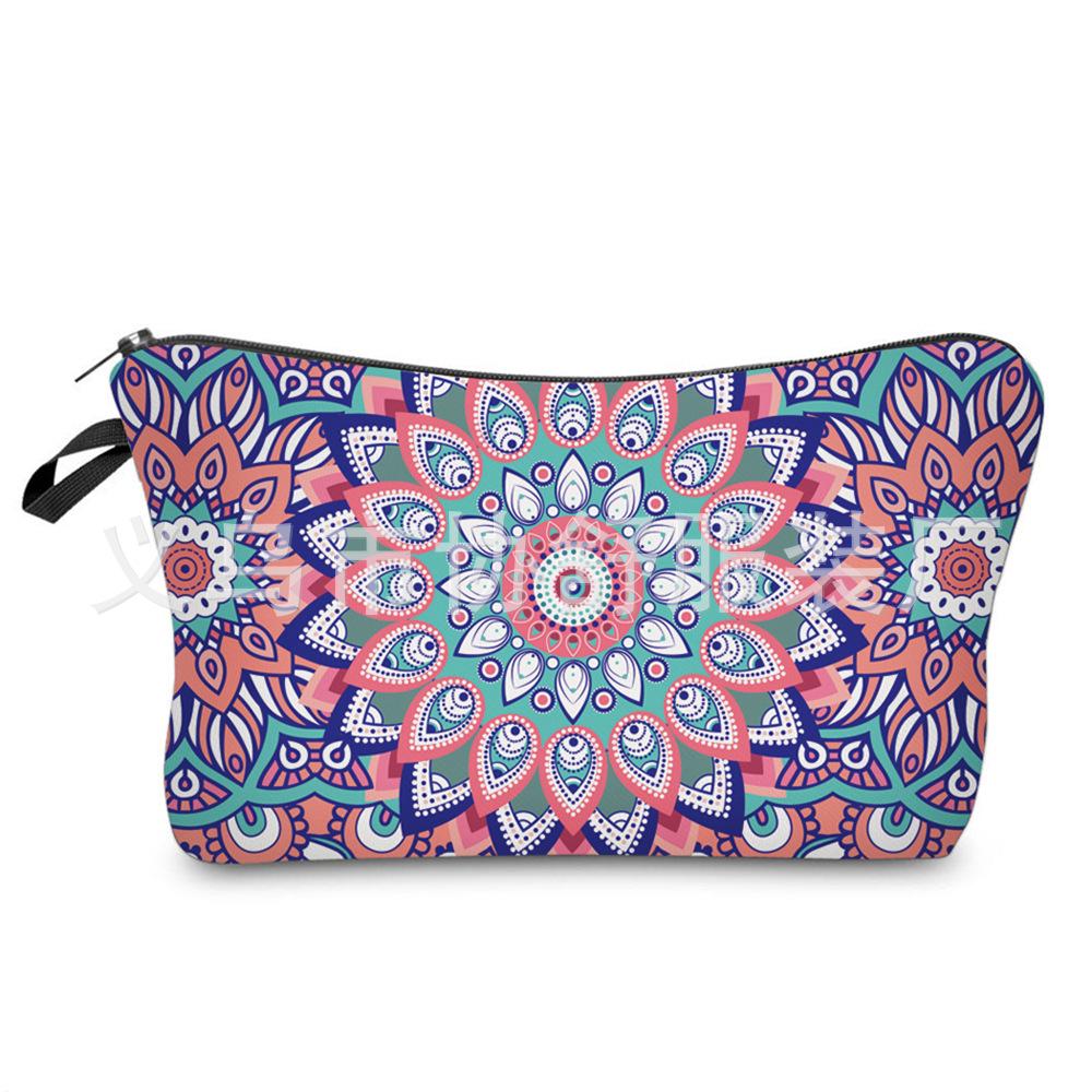 3D Printed Datura Makeup & Clutch Bag - Women's Storage Toiletry Bag