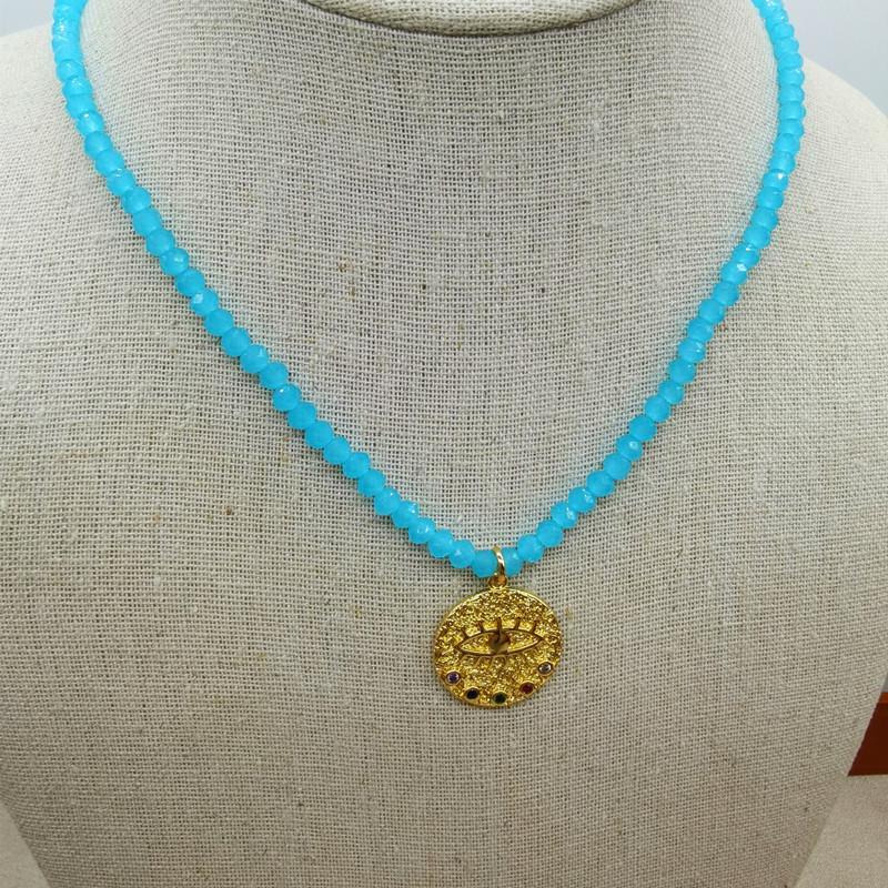 

Женский чокер из хрустальных бусин: Циркон «Глаз дьявола» и пресноводный жемчуг, Вдохновлено Шэнь Хуэйсином и Бай Байхэ