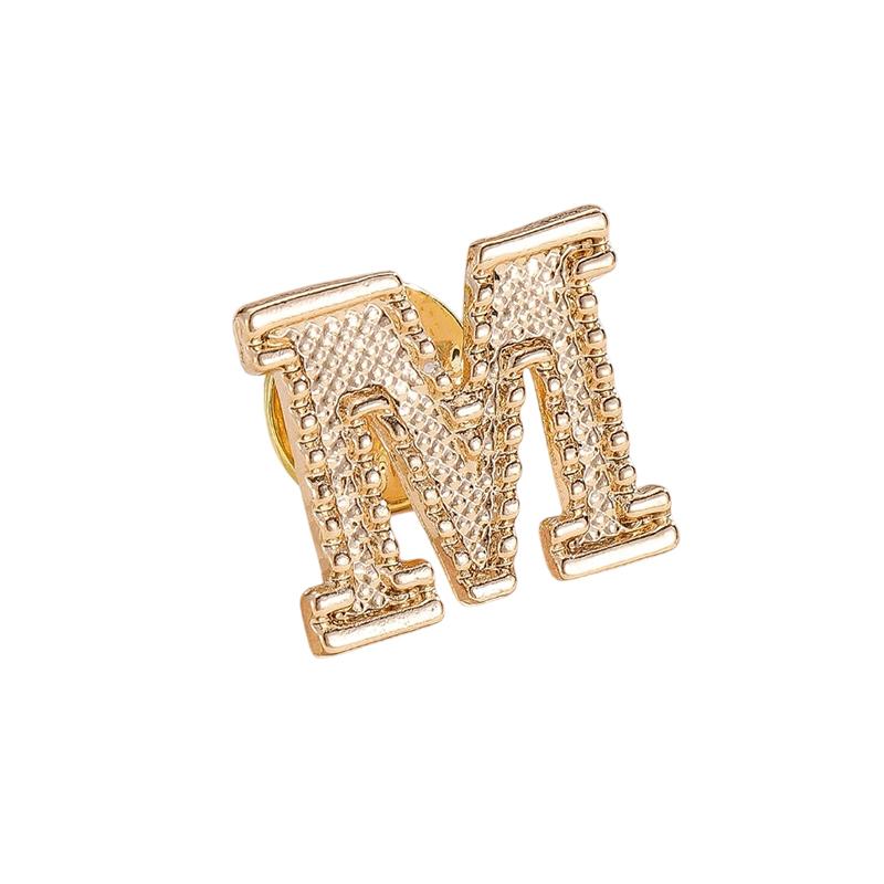 Spille a Spilla Vintage con Iniziali di 26 Lettere per Donna Unisex A-Z Metallo Festa Casual Spille Spille Regali