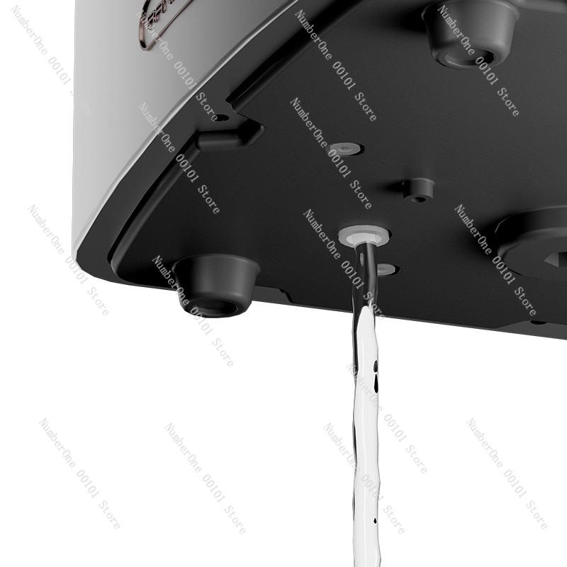 Mini Ice Maker Stainless Steel Household Fully Automatic Low Power Ice Cube Machine For Dorm Office Coffee Bar Portable Quick