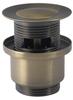 Click-Clack Stopper With Overflow, Antique Brass Color