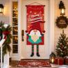 Wall Hanging Christmas Decorations Santa Claus Xmas Banner Christmas Hanging Flag  Party Supplies