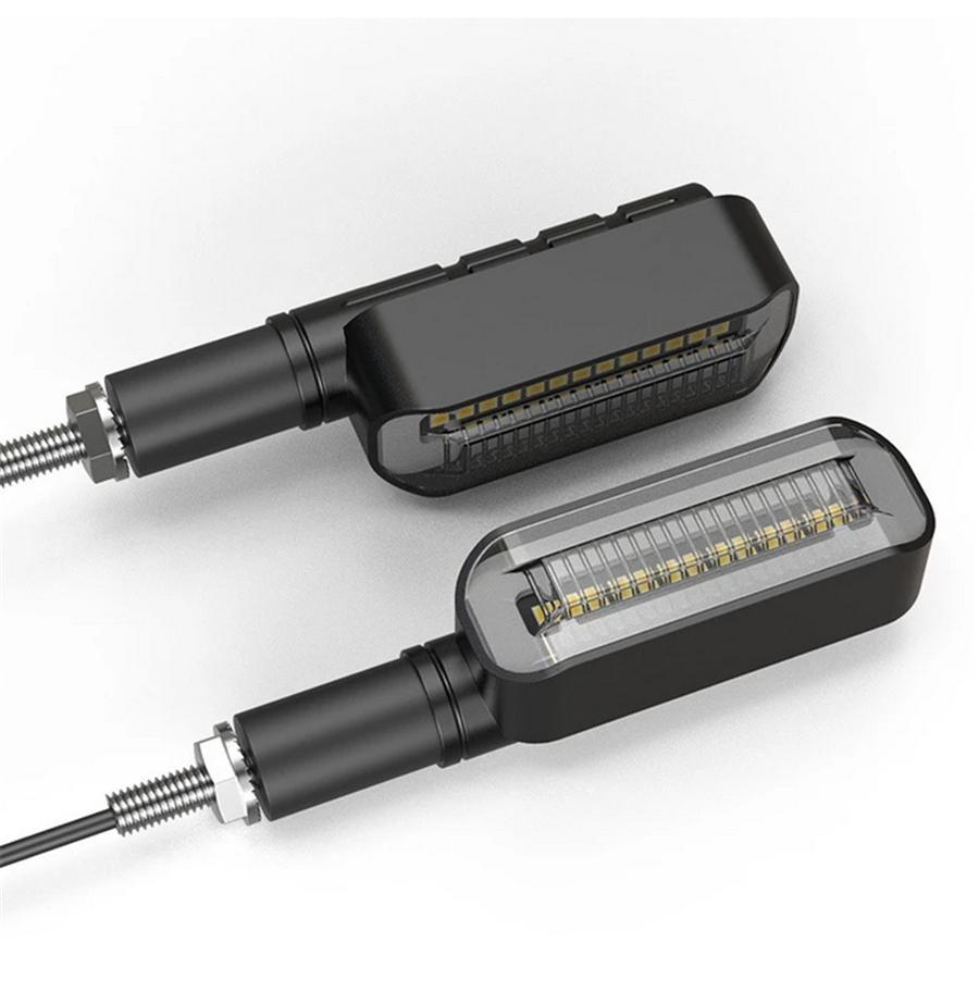 Universal Motorcycle Turn Signals Light Tail Lamp M10 Brake 12V 10mm 4Pcs LED