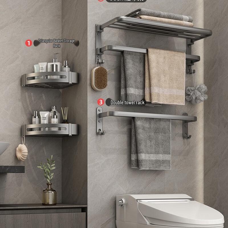 Xuan Yong Punch-Free Bathroom Shelf