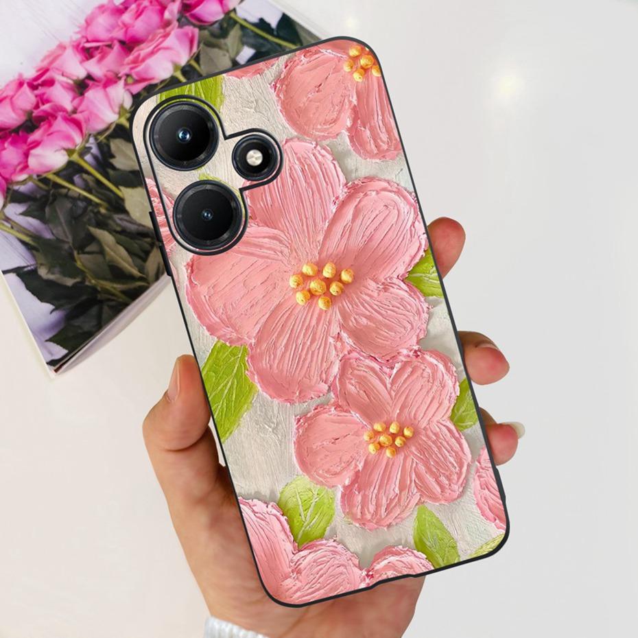 Cute Phone Case For Infinix Hot 30i Hot30 30 Play NFC 2023 Soft Silicone TPU Back Cover For Infinix Hot30i Hot 30 30Play