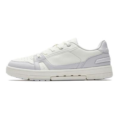 Breathable Comfortable Trendy Slip-Resistant Low-Top Skate Shoes Women Sneaker White Gray 122528018-7