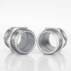 Conector de Nipple Hexagonal Galvanizado de Duas Pontas, Conexão para Tubo de Ferro Maleável, Opções de Diâmetro Igual e Variável