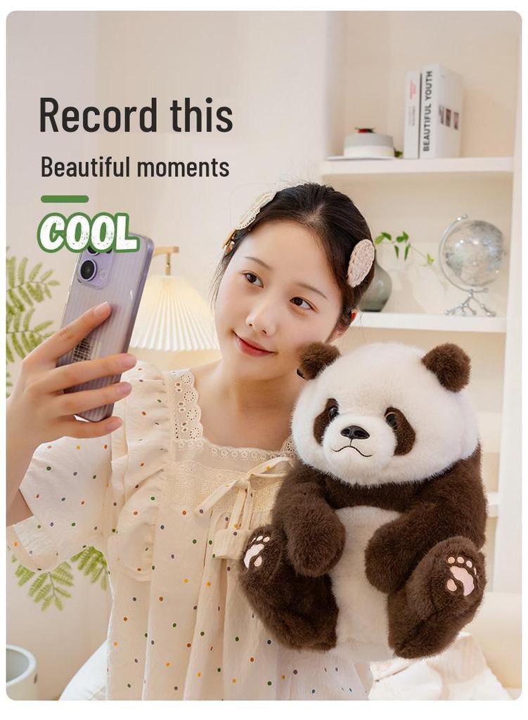 Chubby Giant Panda Plush Toy - Cuddly National Treasure Pillow Doll